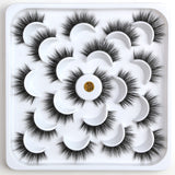 MAGEFY 4/6/7/9/10 Pair 3D Faux Mink Eyelashes