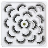 MAGEFY 4/6/7/9/10 Pair 3D Faux Mink Eyelashes