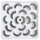 MAGEFY 4/6/7/9/10 Pair 3D Faux Mink Eyelashes