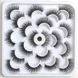 MAGEFY 4/6/7/9/10 Pair 3D Faux Mink Eyelashes