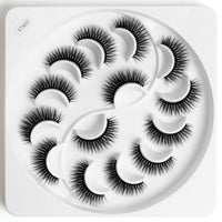 MAGEFY 4/6/7/9/10 Pair 3D Faux Mink Eyelashes