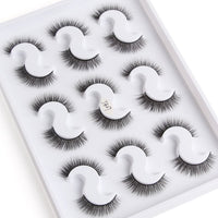 MAGEFY 4/6/7/9/10 Pair 3D Faux Mink Eyelashes