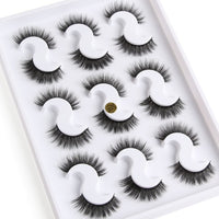 MAGEFY 4/6/7/9/10 Pair 3D Faux Mink Eyelashes