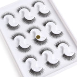 MAGEFY 4/6/7/9/10 Pair 3D Faux Mink Eyelashes