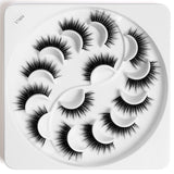 MAGEFY 4/6/7/9/10 Pair 3D Faux Mink Eyelashes