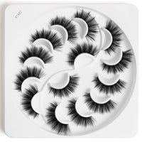 MAGEFY 4/6/7/9/10 Pair 3D Faux Mink Eyelashes