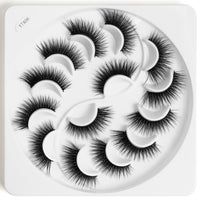 MAGEFY 4/6/7/9/10 Pair 3D Faux Mink Eyelashes